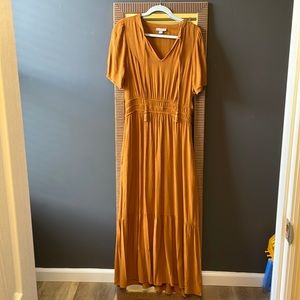 Knox Rose mustard yellow maxi dress - from target